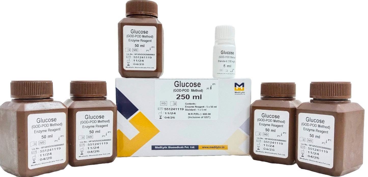 MediLytic Glucose GOD - POD Method Reagent Kit