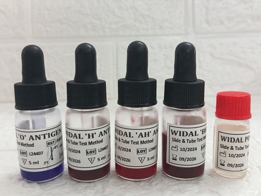 MediLytic Widal Slide Test 4 Parameters 4x5 ml