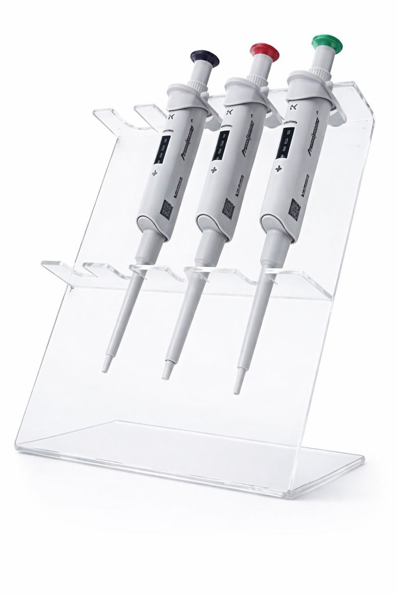 MediLytic Micro Pipette Stand Z Shape | ppt stand for 4 Pippets (Acrylic)