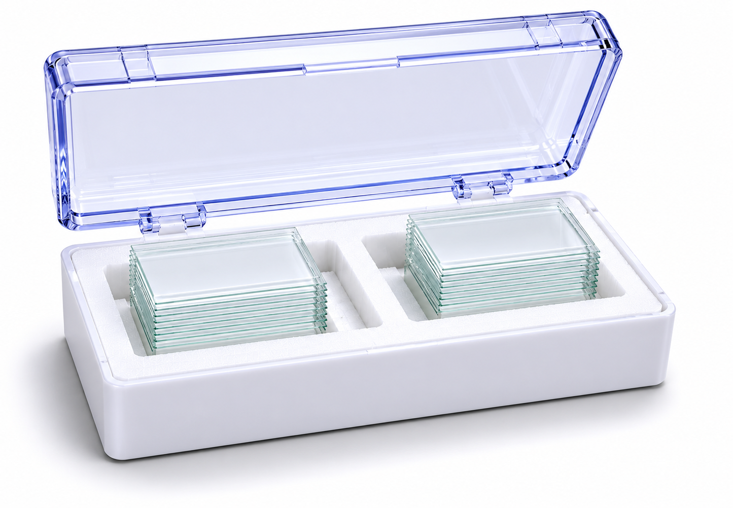 MediLytic Cover Slip Super White Glass | Imported - 22x22 mm | Square | Each Box Of 200 Pcs
