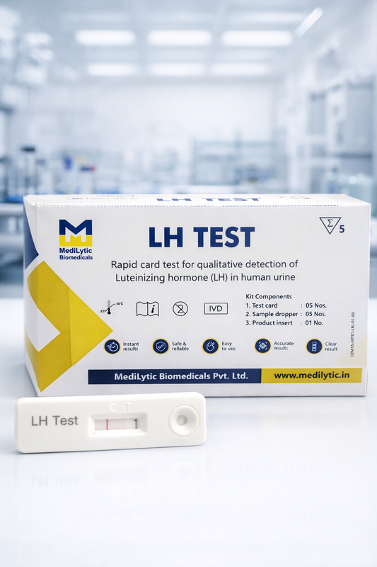 MediLytic Ovulation Test Kit (LH Test) (Pack Of 05 Cards)