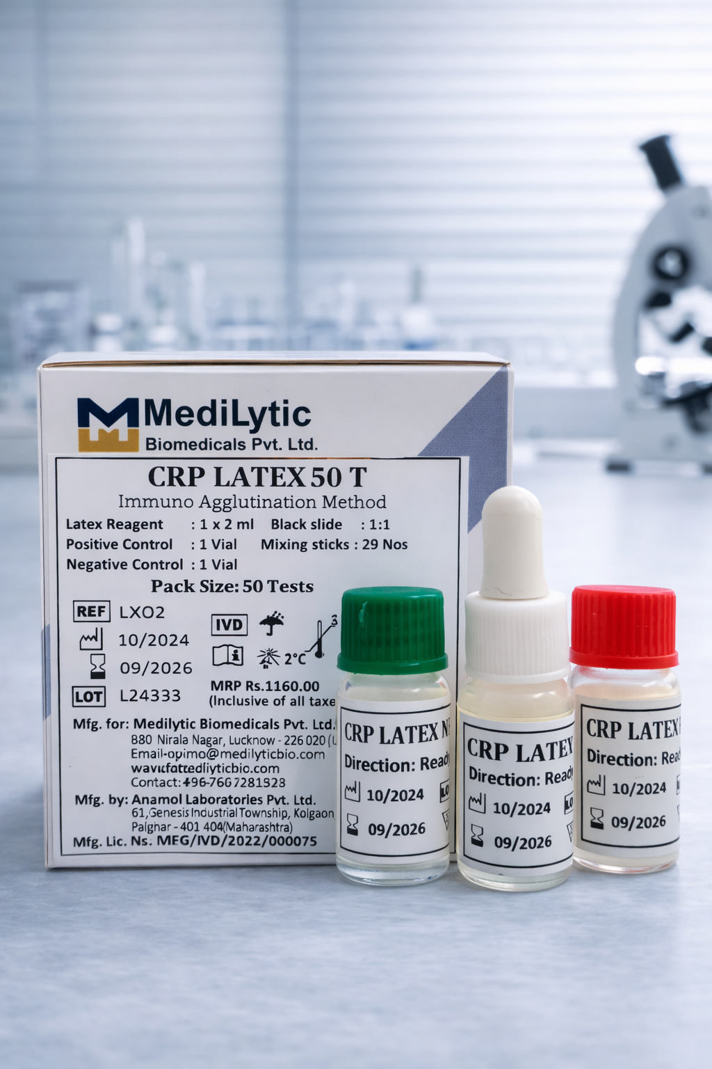 MediLytic CRP Latex 50T