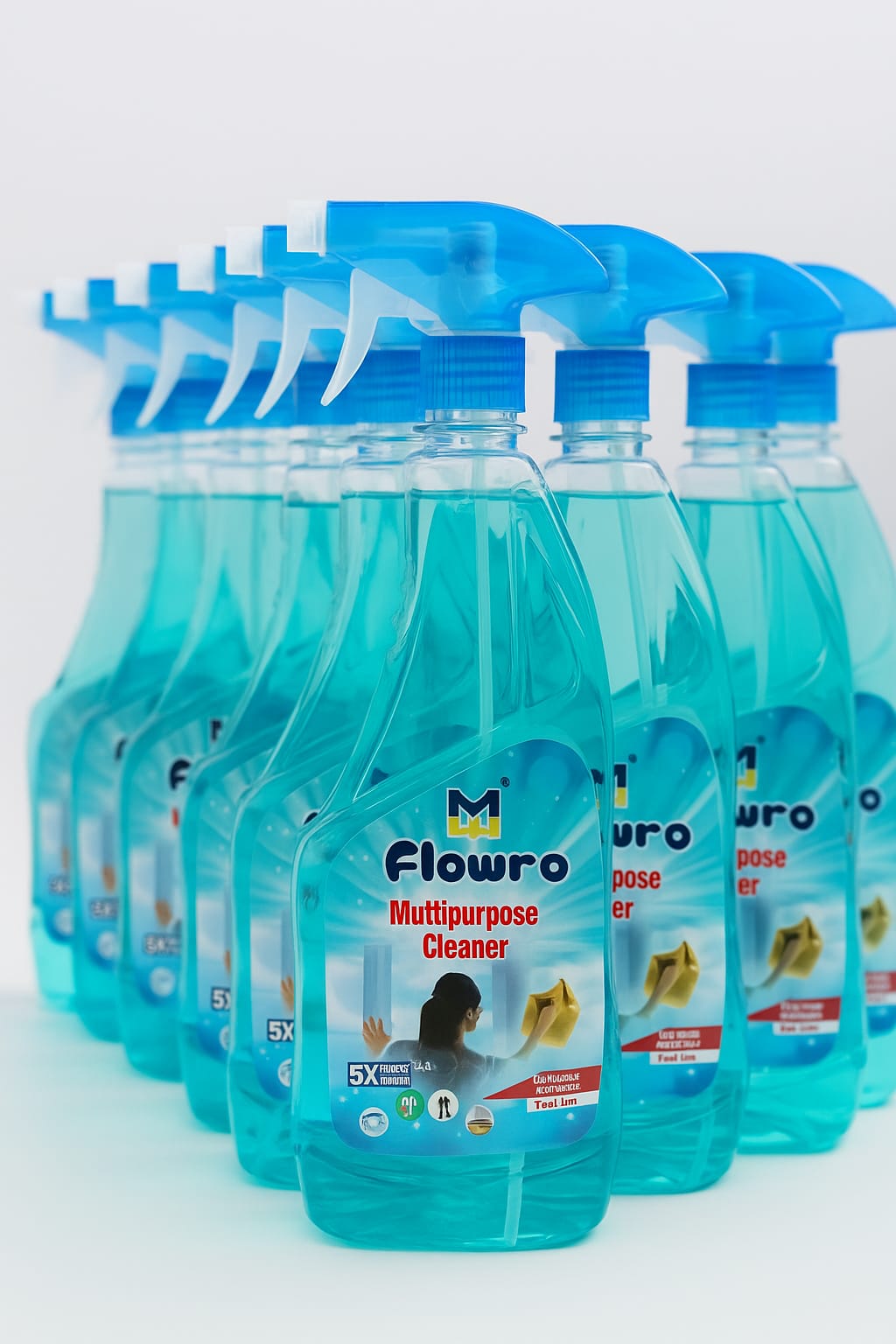 MediLytic Flowro 5X More Shine Multipurpose Cleaner  (500 ml),Pack of 6 bottles