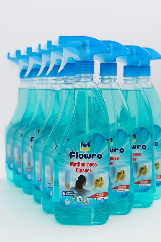 MediLytic Flowro 5X More Shine Multipurpose Cleaner  (500 ml),Pack of 6 bottles