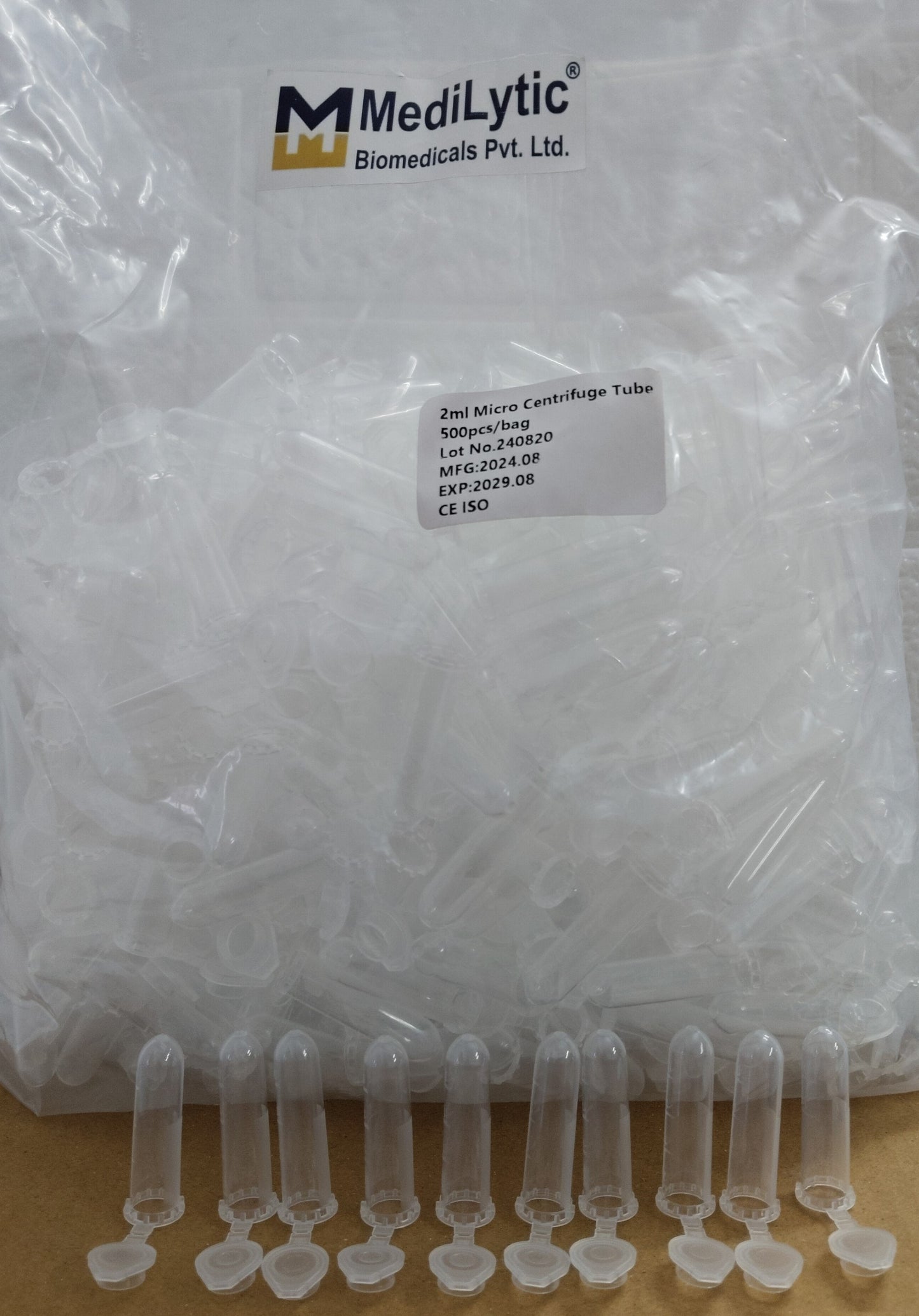 MediLytic MCT Vials (2 ml) (Each Bag Contain 500 nos),Pack of 2 nos