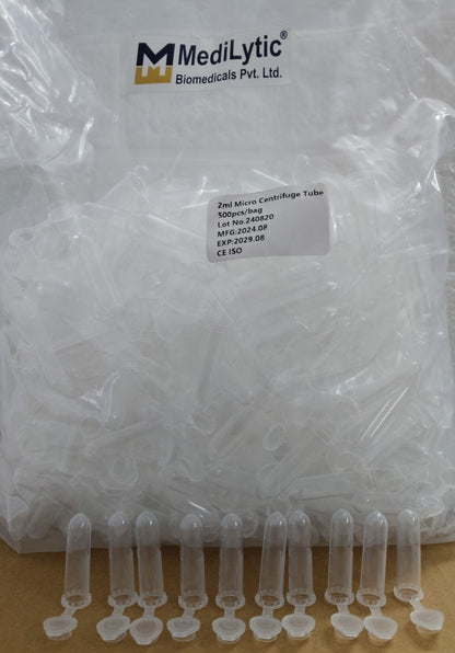 MediLytic MCT Vials (2 ml) (Each Bag Contain 500 nos),Pack of 2 nos