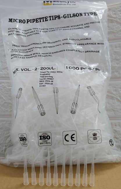 MediLytic Micro Tips Small | Each Bag Of 1000 Tips