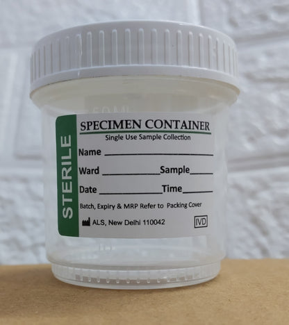 MediLytic Urine Containers 30 ml (Each Bag Contain 100 nos)[Pack of 5 ×100 nos]