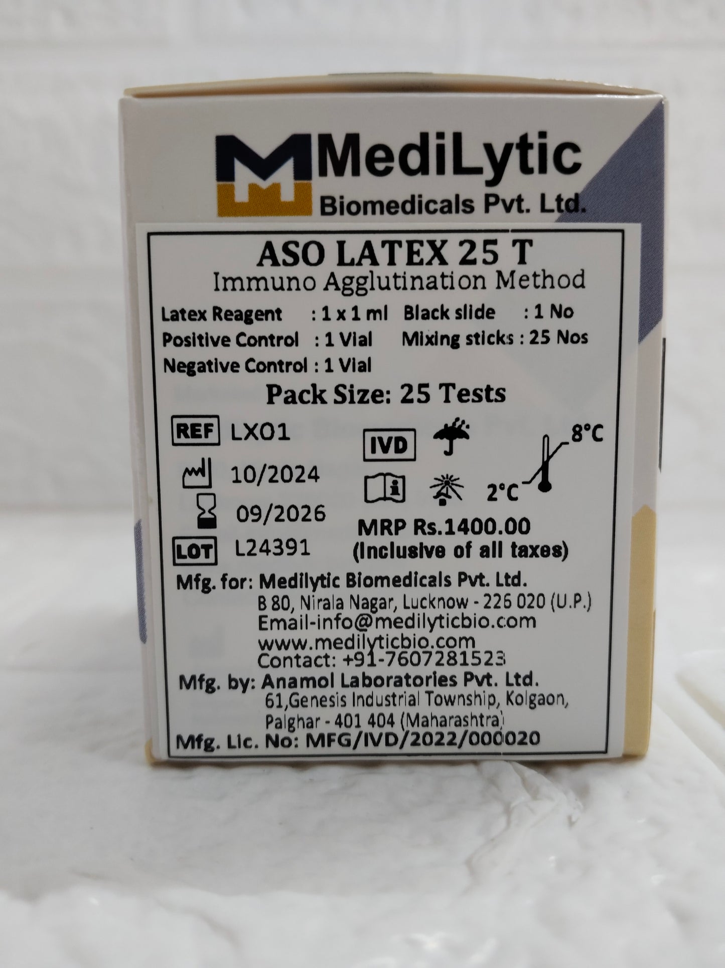 MediLytic ASO Latex 25T