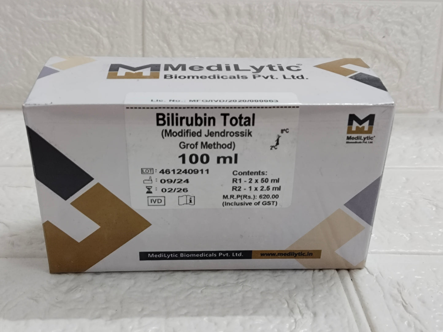 MediLytic Bilirubin [Total] Diagnostic Reagent Kit