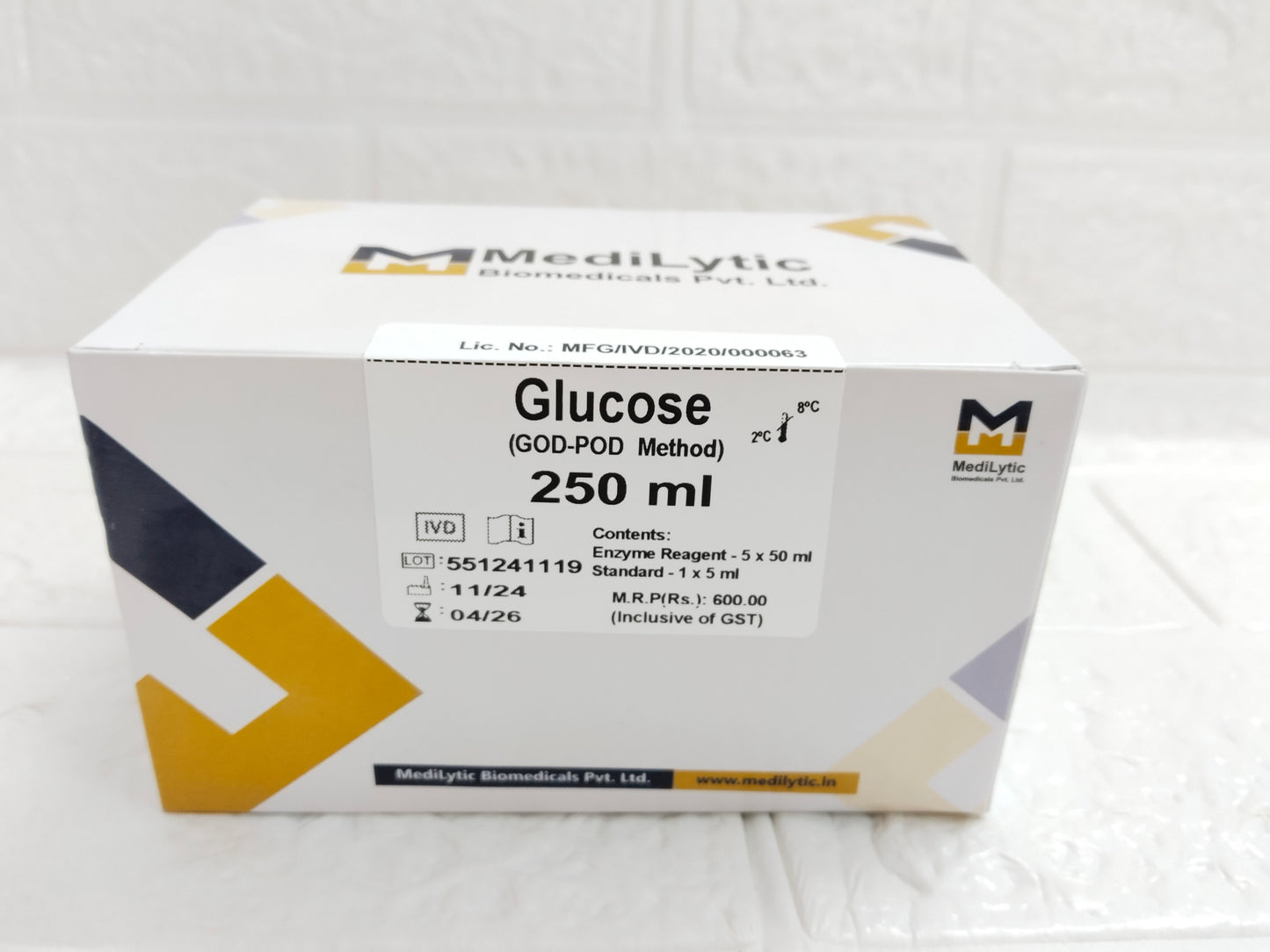 MediLytic Glucose GOD - POD Method Reagent Kit