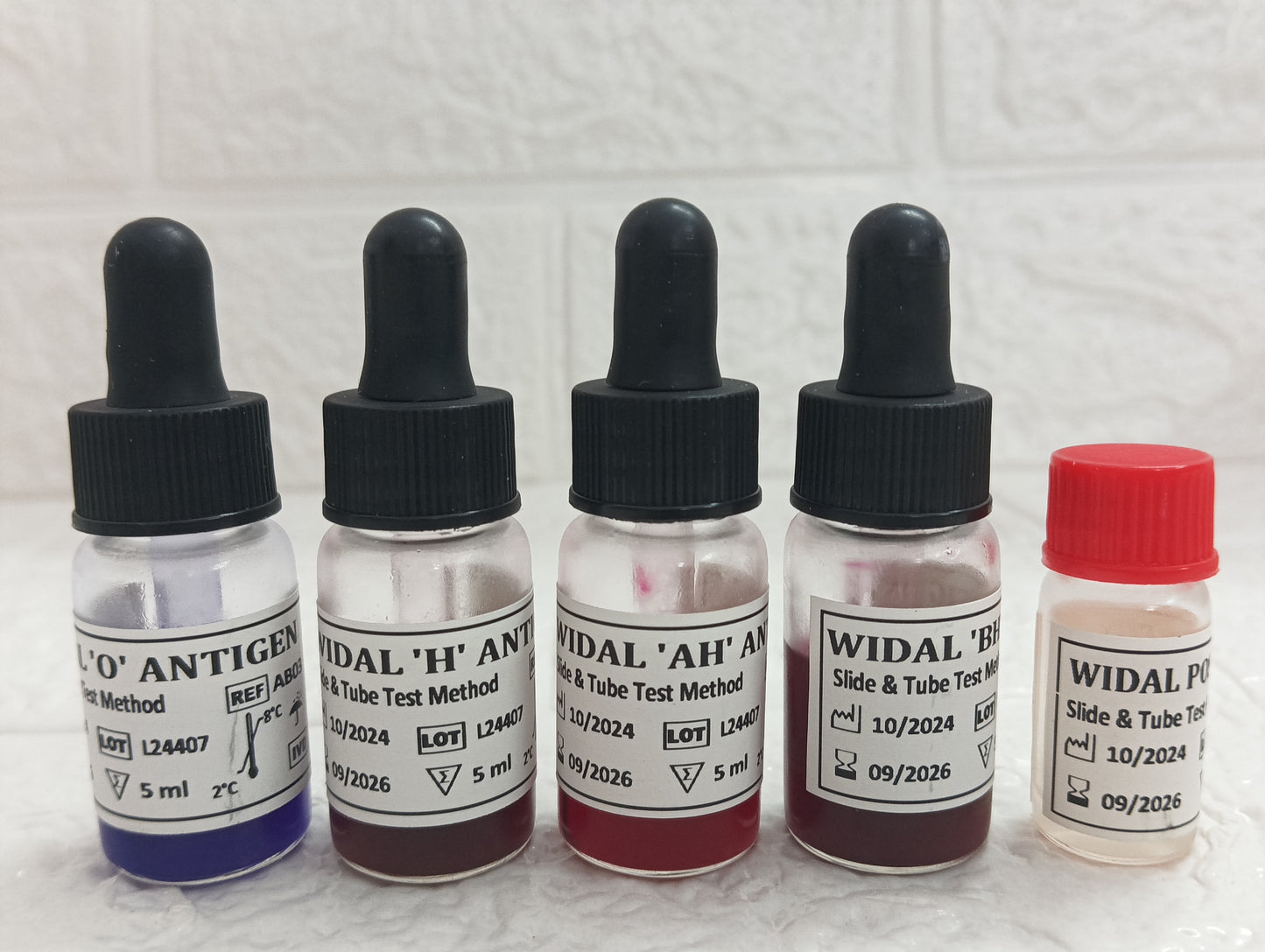 MediLytic Widal Slide Test 4 Parameters 4x5 ml