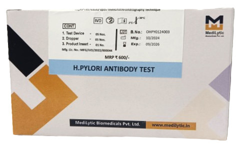 MediLytic H. Pylori Antibody  Rapid Test Kit