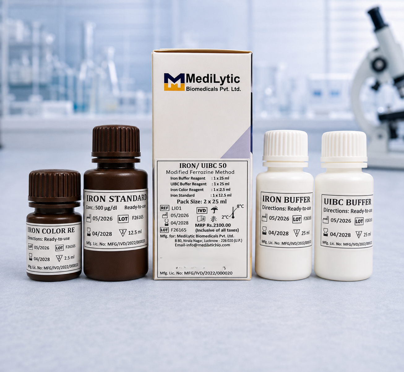 MediLytic IRON/UIBC Diagnostic Reagent Kit