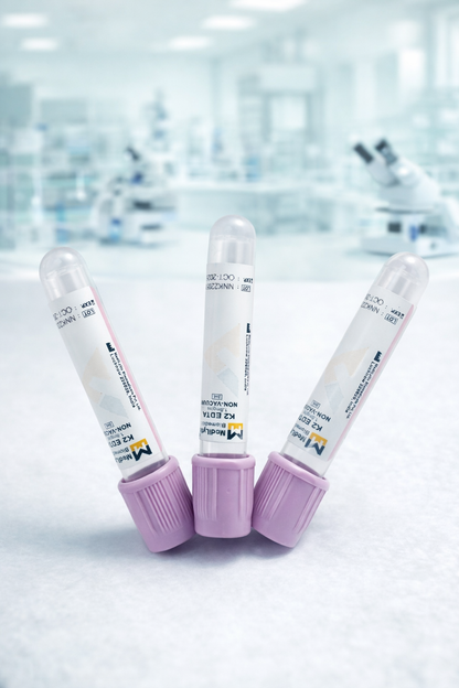MediLytic K2 EDTA Tube (non-vacuum) ,Pack of 2 boxes, each of 100 tubes