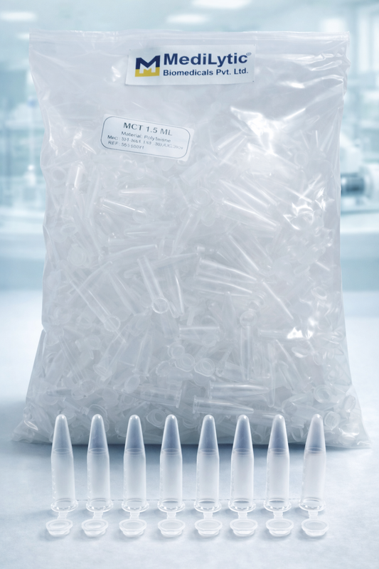 MediLytic MCT Vials (1.5 ml) (Each Bag Contain 500 nos),Pack of 2 nos.