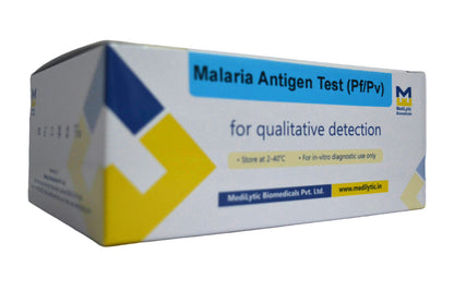 MediLytic Malaria Test Kit (Pack of 25 Cards) Antigen Self Test Kit