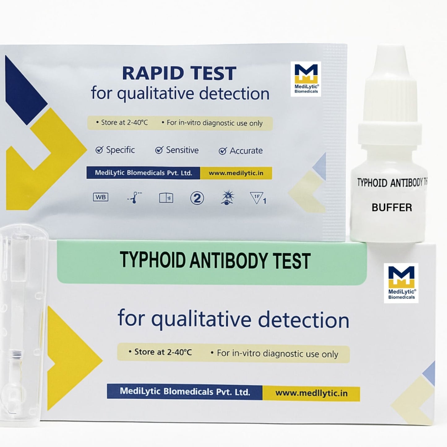 MediLytic Typhoid Antibody Rapid Test Kit