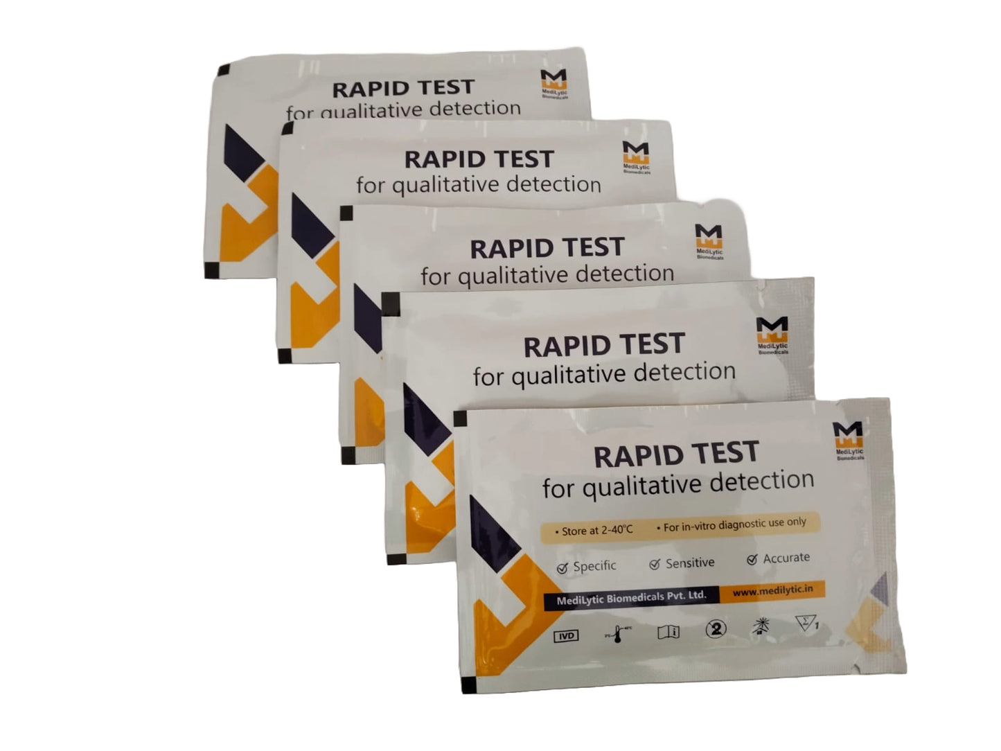 MediLytic combo Dengue Test NS1 ,IgG+IgM (Pack Of 10/5 Cards) Antigen/ Antibody Test Kit