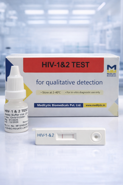 MediLytic HIV-1 & 2 Test (Pack of 25 Cards) Antibody Test Kit